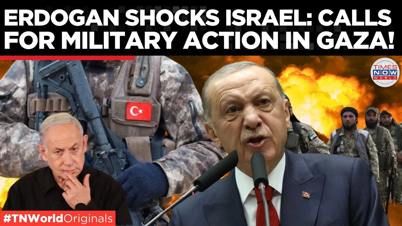 Erdogan exige une intervention militaire à Gaza : vers une guerre internationale ?