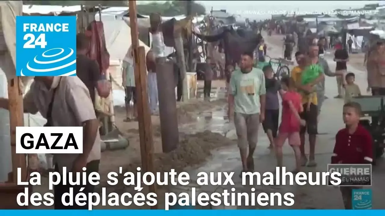 Gaza sous la pluie : quand la détresse des déplacés palestiniens devient insupportable