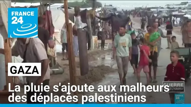 Gaza sous la pluie : quand la détresse des déplacés palestiniens devient insupportable
