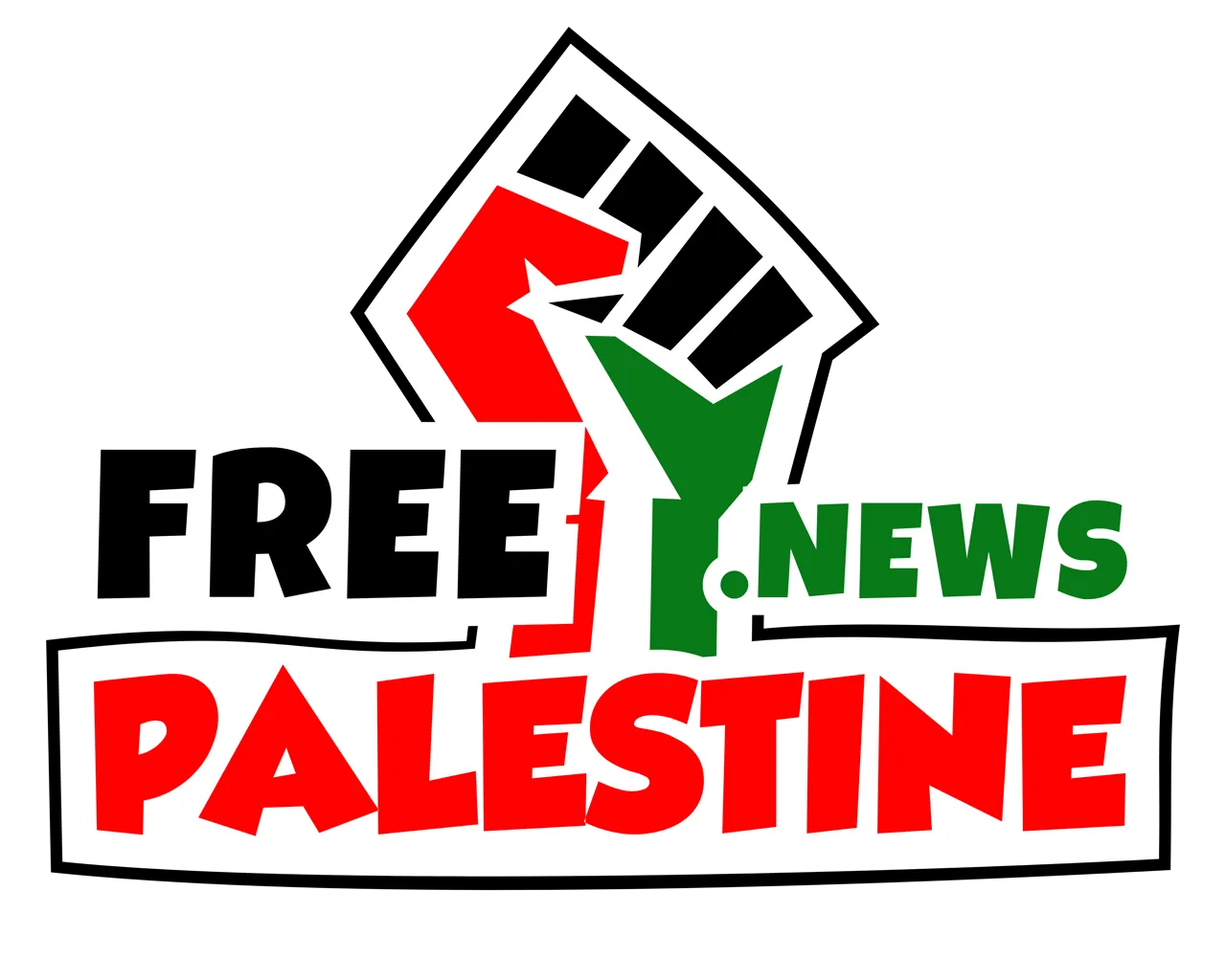 free palestine news logo site